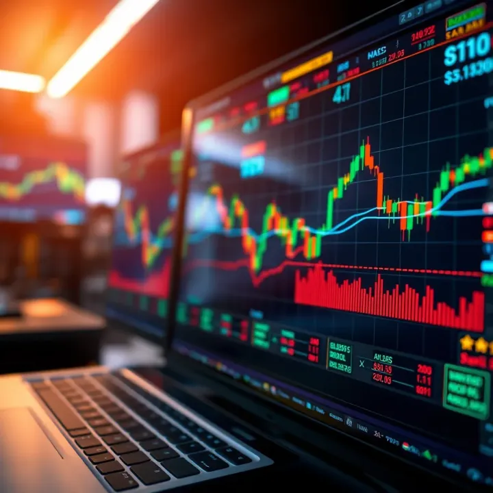 Digital interface showing automated trading algorithms executing financial market transactions